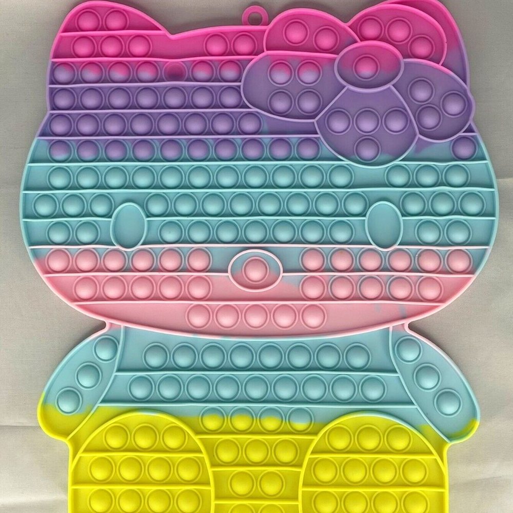 Kitty Extra Jumbo Size Push Bubble Pop Fidget Toy Stress Relief Toy USA SELLER